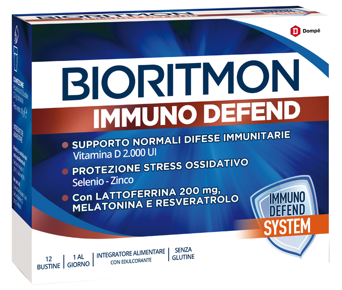 BIORITMON IMMUNO DEFEND 12 BUSTINE - Farmacia Del Monaco