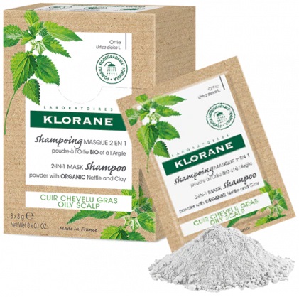 KLORANE SHAMPOO MASCHERA LAVANTE POLVERE ORTICA 8 BUSTINE 3 G - Farmacia Del Monaco