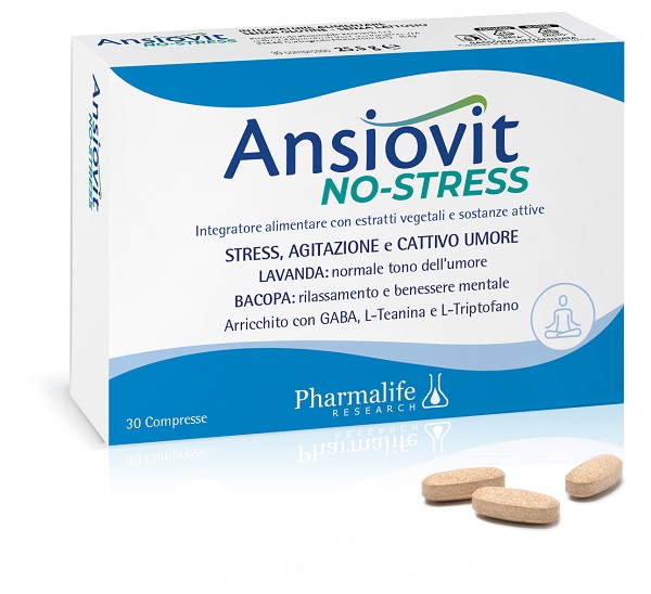 ANSIOVIT NO STRESS 30 COMPRESSE - Farmacia Del Monaco
