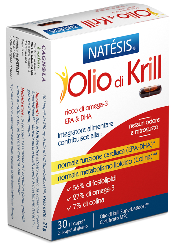 OLIO DI KRILL 30 CAPSULE - Farmacia Del Monaco