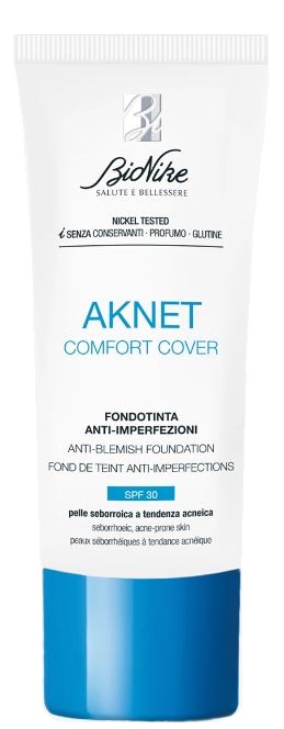 AKNET COMFORT COVER FONDOTINTA 101 30 ML - Farmacia Del Monaco