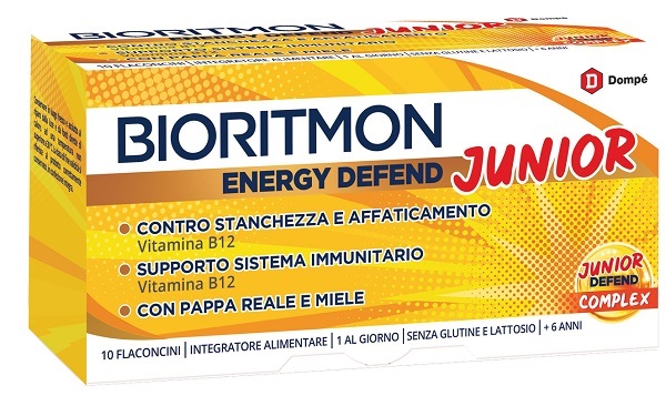 BIORITMON ENERGY DEFEND JUNIOR 10 FLACONCINI 10 ML - Farmacia Del Monaco