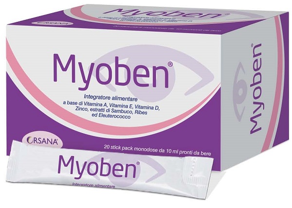 MYOBEN 20 STICK PACK MONODOSE DA 10 ML - Farmacia Del Monaco