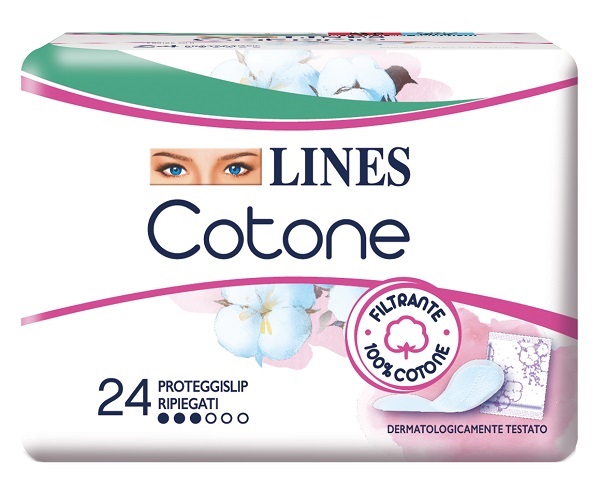 LINES COTONE BIO SALVASLIP RIPIEGATI 24 PEZZI - Farmacia Del Monaco