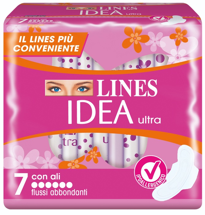 LINES IDEA ULTRA FLUSSI ABBONDANTI 7 PEZZI - Farmacia Del Monaco
