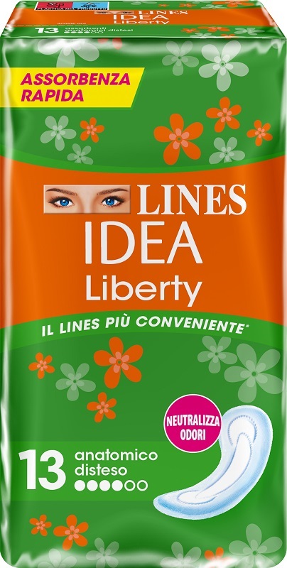 LINES IDEA LIBERTY DWCT ANATOMICI 13 PEZZI - Farmacia Del Monaco