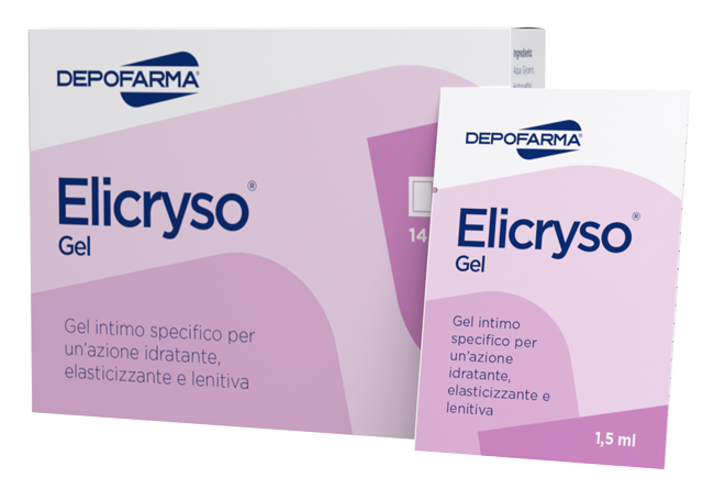 ELICRYSO GEL INTIMO IDRATANTE ELASTICIZZANTE E LENITIVO 14 BUSTINE DA 1,5 ML - Farmacia Del Monaco