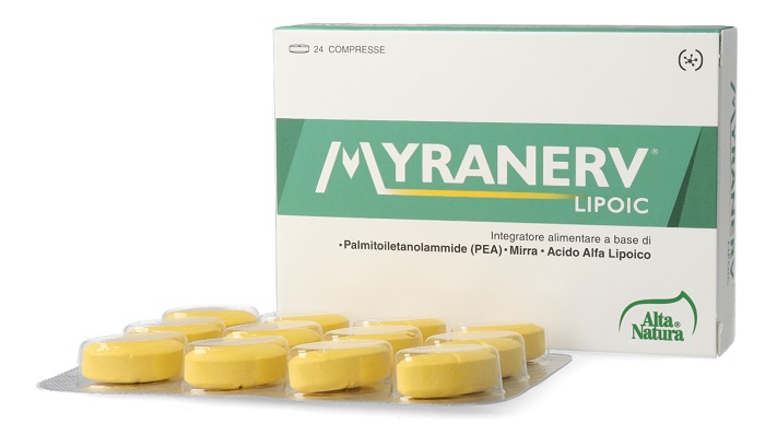 MYRANERV LIPOIC 24 COMPRESSE - Farmacia Del Monaco