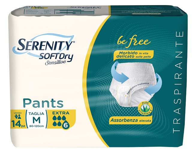 SERENITY PANTS SD SENSITIVE EXTRA M 14 PEZZI - Farmacia Del Monaco