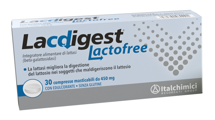 LACDIGEST LACTOFREE 30 COMPRESSE MASTICABILI - Farmacia Del Monaco