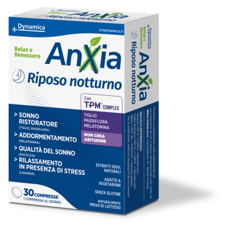 DYNAMICA ANXIA RIPOSO NOTTURNO 30 COMPRESSE - Farmacia Del Monaco