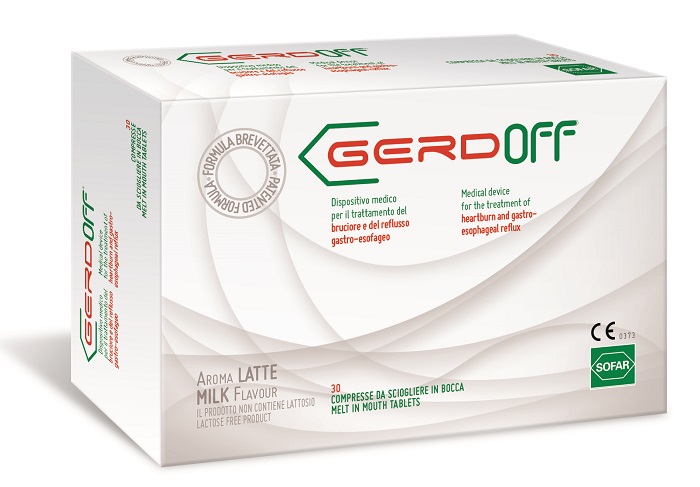 GERDOFF GUSTO LATTE 30 COMPRESSE - Farmacia Del Monaco