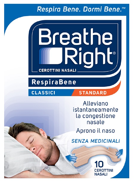 CEROTTI NASALI BREATHE RIGHT NARHINEL 10 PEZZI - Farmacia Del Monaco
