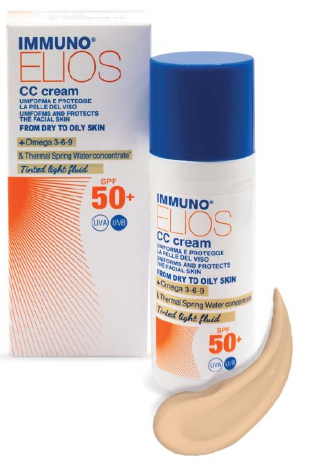 IMMUNO ELIOS CC CREAM SPF50+ TINTED LIGHT 40 ML - Farmacia Del Monaco