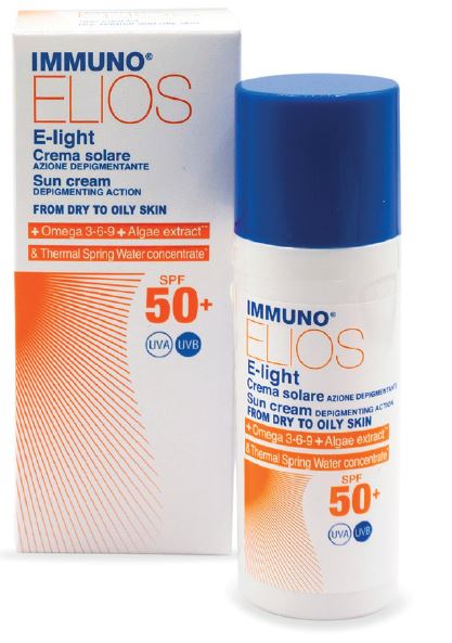 IMMUNO ELIOS CREAM E-LIGHT SPF50+ LIGHTENING 40 ML - Farmacia Del Monaco
