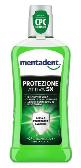 MENTADENT COLLUTORIO PROTEZIONE ATTIVA 400 ML - Farmacia Del Monaco