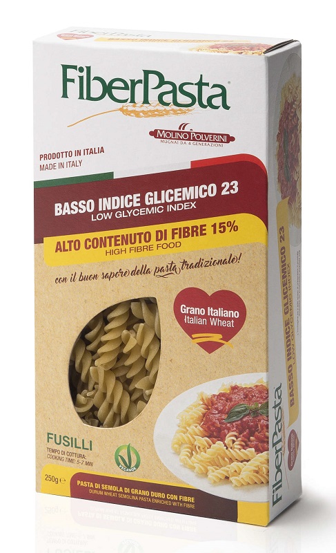 FIBERPASTA FUSILLI BASSO INDICE GLICEMICO 250 G - Farmacia Del Monaco