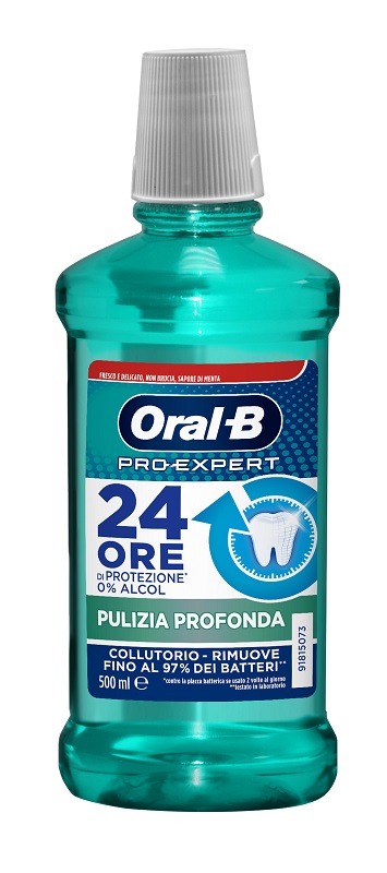 ORALB PROEXPERT 24 ORE PULIZIA PROFONDA COLLUTORIO 500 ML - Farmacia Del Monaco