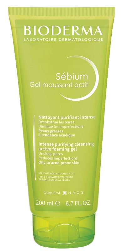 SEBIUM GEL MOUSSANT ACTIF 200 ML - Farmacia Del Monaco