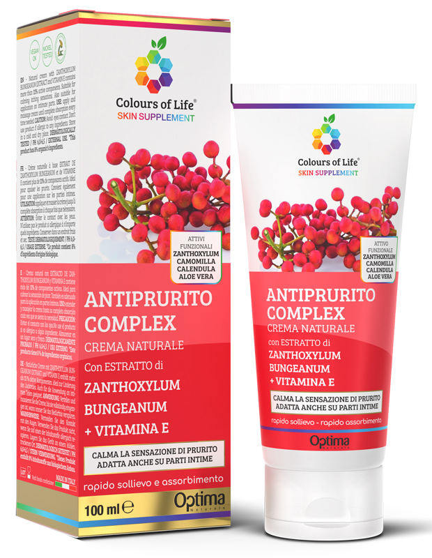 COLOURS OF LIFE SKIN SUPPLEMENTE ANTIPRURITO COMPLEX CREMA 100 ML - Farmacia Del Monaco