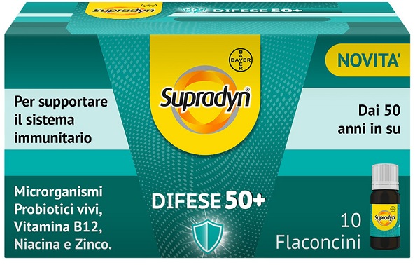 SUPRADYN DIFESE 50+ 10 FLACONCINI 10 ML - Farmacia Del Monaco