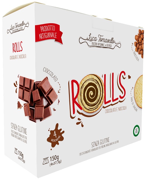 ROLLS MERENDINA CIOCCOLATO NOCCIOLA 150 G - Farmacia Del Monaco