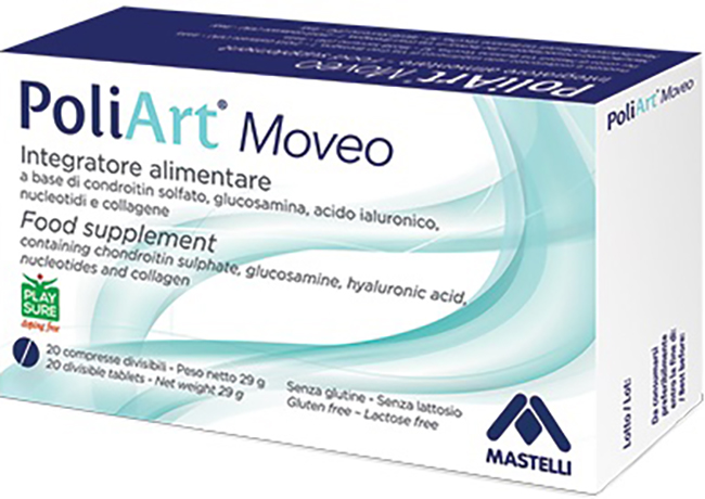 POLIART MOVEO 20 COMPRESSE DIVISIBILI NON RIVESTITE - Farmacia Del Monaco