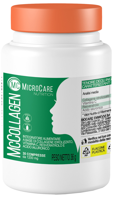 MICROCARE NUTRITION MC COLLAGEN 30 COMPRESSE DA 1200 MG - Farmacia Del Monaco