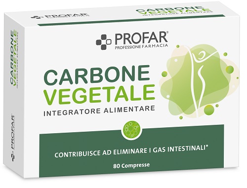 PROFAR CARBONE VEGETALE 80 COMPRESSE - Farmacia Del Monaco