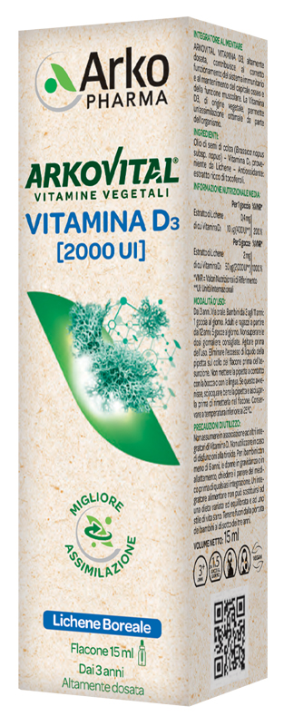 ARKOVITAL VITAMIN D3 15 ML - Farmacia Del Monaco