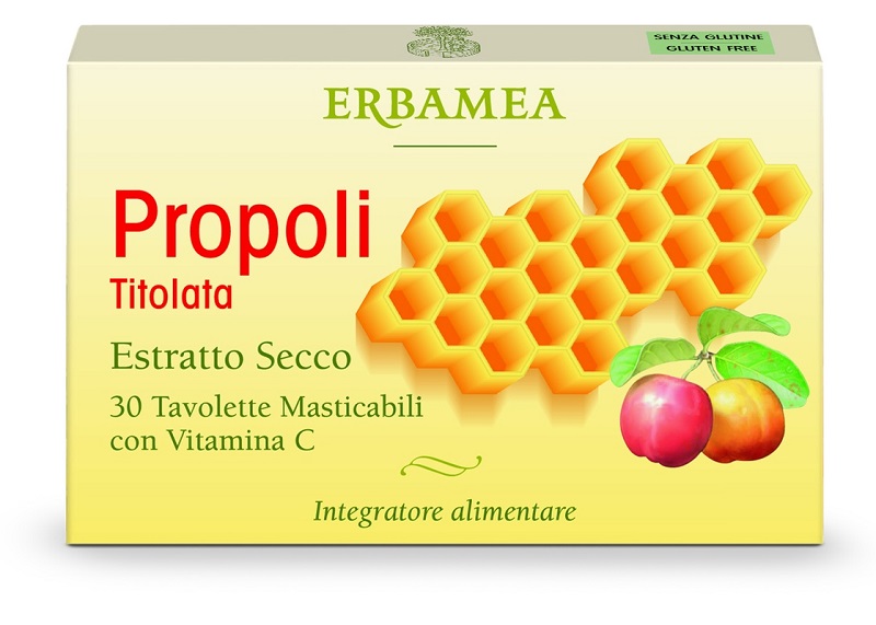 PROPOLI TITOLATA 30 TAVOLETTE MASTICABILI - Farmacia Del Monaco