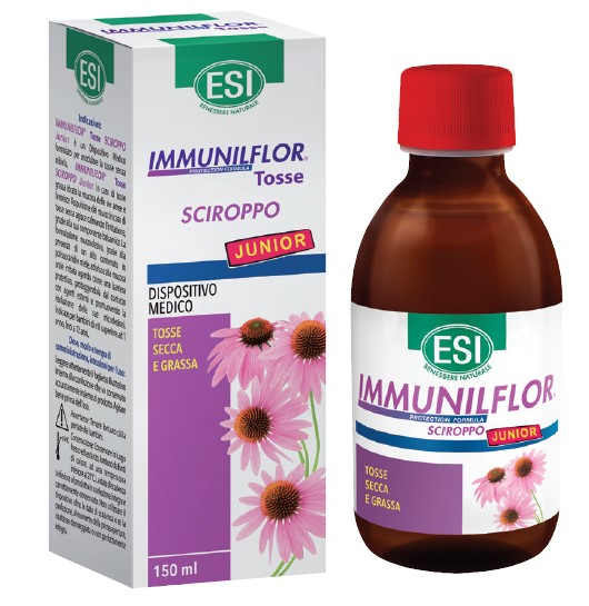 ESI IMMUNILFLOR SCIROPPO TOSSE JUNIOR 150 ML - Farmacia Del Monaco