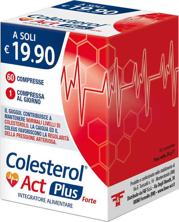 COLESTEROL ACT PLUS FORTE 60 COMPRESSE - Farmacia Del Monaco