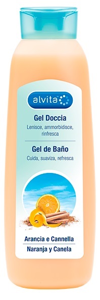 ALVITA GEL DOCCIA ARANCIA E CANNELLA 300 ML - Farmacia Del Monaco