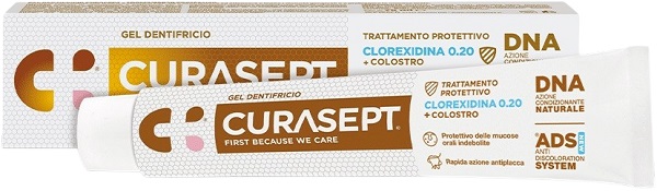 CURASEPT GEL DENTIFRICIO ADS DNA TRATTAMENTO PROTETTIVO 75 ML - Farmacia Del Monaco