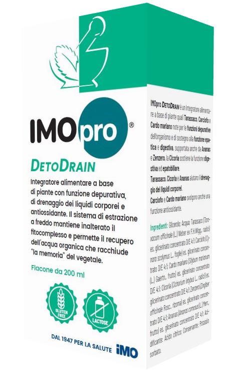IMOPRO DETODRAIN 200 ML - Farmacia Del Monaco
