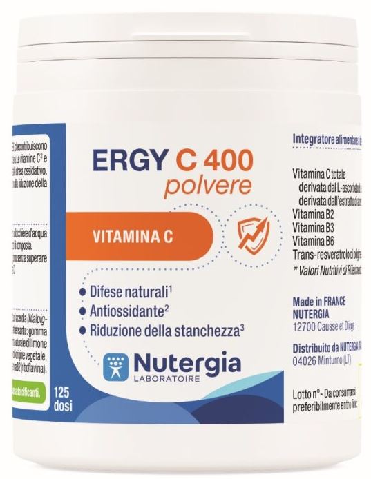 ERGY C 400 POLVERE 125 G - Farmacia Del Monaco