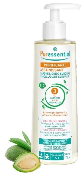 PURESSENTIEL SAPONE SURGRAS BIO 500 ML - Farmacia Del Monaco