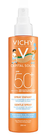 CAPITAL SOLEIL SPRAY KID WATER RESIST 50+ 200 ML - Farmacia Del Monaco