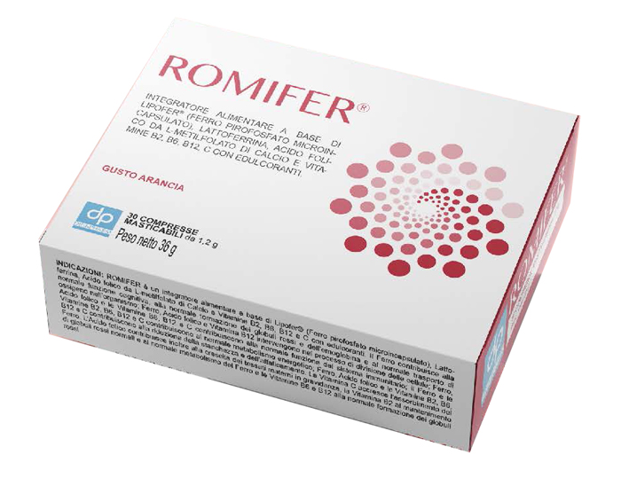 ROMIFER 30 COMPRESSE MASTICABILI - Farmacia Del Monaco