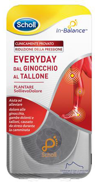 PLANTARE SOLLIEVO DOLORE DA GINOCCHIO A TALLONE SCHOLL IN BALANCE EVERYDAY S - Farmacia Del Monaco