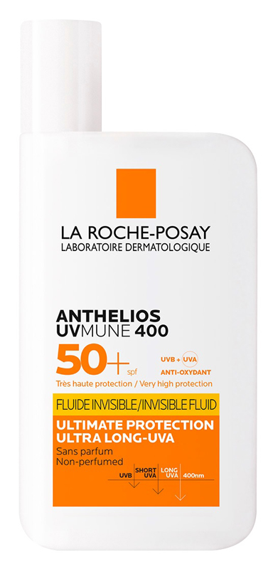 ANTHELIOS UVMUNE FLUIDO INVISIBILE SPF50+ SENZA PROFUMO 50 ML - Farmacia Del Monaco
