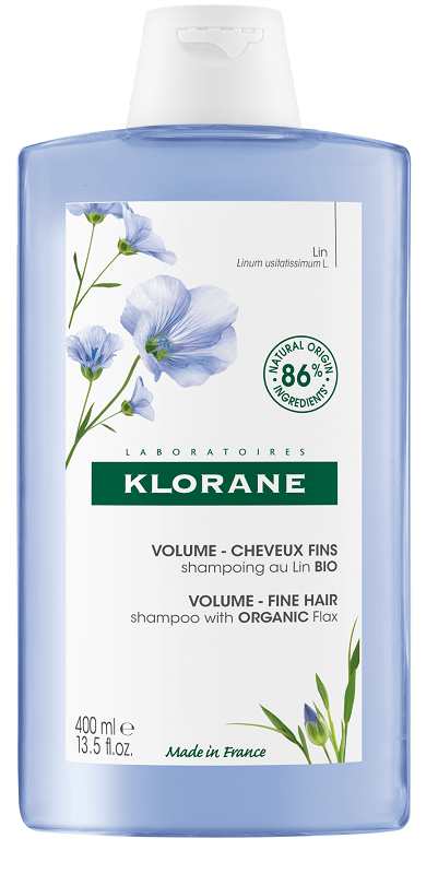 KLORANE SHAMPOO VOLUME FINE HAIR CON LINO 400 ML - Farmacia Del Monaco