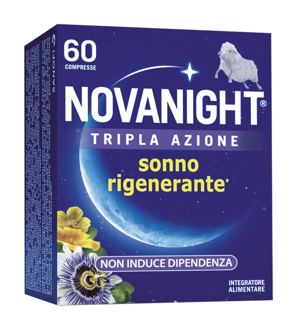 NOVANIGHT TRIPLA AZIONE SONNO RIGENERANTE 60 COMPRESSE - Farmacia Del Monaco