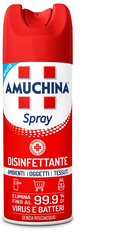 AMUCHINA SPRAY AMBIENTI OGGETTI TESSUTI 400 ML - Farmacia Del Monaco