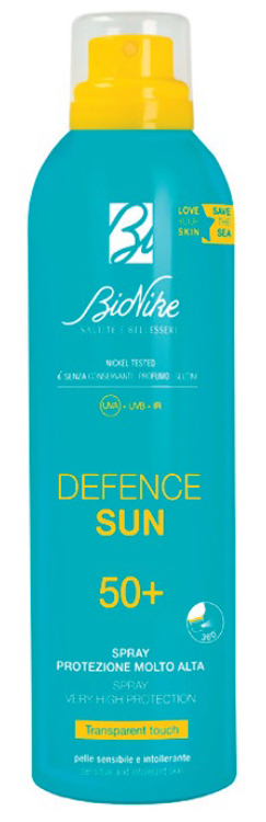 DEFENCE SUN SPRAY TRANSPARENT TOUCH 50+ 200 ML - Farmacia Del Monaco