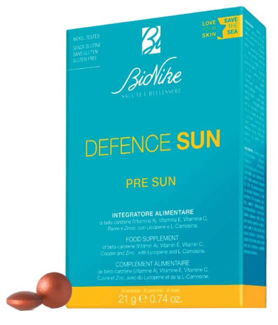 DEFENCE SUN PRE SUN 30 COMPRESSE - Farmacia Del Monaco