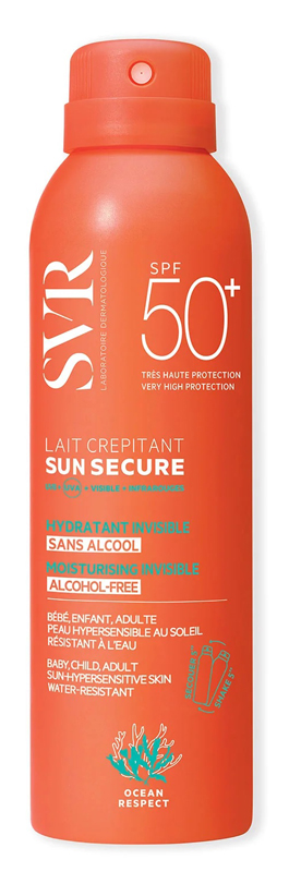 SUN SECURE LAIT CREPITANT SPF50+ 200 ML - Farmacia Del Monaco