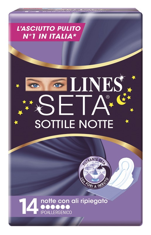 LINES SETA SOTTILE NOTTE CON ALI 14 PEZZI - Farmacia Del Monaco