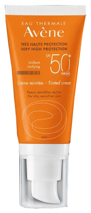 AVENE SOL CREMA SPF50+ COLORATA NUOVA FORMULA 50 ML - Farmacia Del Monaco